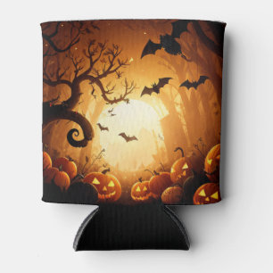 Rafraîchisseur Pour Canette Halloween/chauve-souris/Citrouille/automne