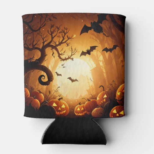 Rafraîchisseur Pour Canette Halloween/chauve-souris/Citrouille/automne (Dos)