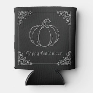 Rafraîchisseur Pour Canette Halloween Citrouille en argent