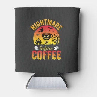 Rafraîchisseur Pour Canette Halloween Coffee Nightmare Before Coffee Spooky Ve