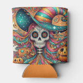 Rafraîchisseur Pour Canette Halloween crâne de sucre, fantôme et Citrouilles (Dos)