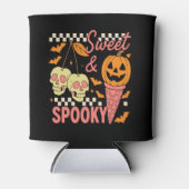 Rafraîchisseur Pour Canette Halloween doux et Éffrayant (Devant)