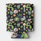 Rafraîchisseur Pour Canette Halloween éffrayant : Motif à main foncée. (Dos)