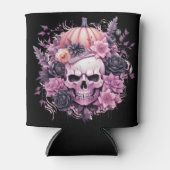 Rafraîchisseur Pour Canette Halloween - Haunted Pink Skull (Devant)