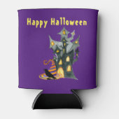 Rafraîchisseur Pour Canette Halloween Maison & Casquette (Devant)