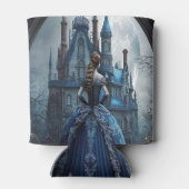 Rafraîchisseur Pour Canette Halloween Maison hantée Bleue nuit effrayant (Dos)