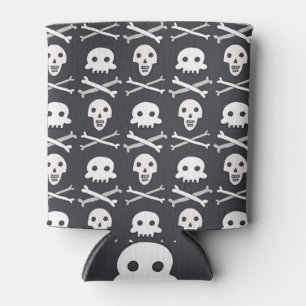 Rafraîchisseur Pour Canette Halloween Motif coloré crâne
