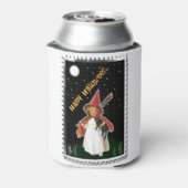 Rafraîchisseur Pour Canette Halloween - Petite fille avec chambre et chat noir (Can Dos)