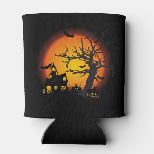 Rafraîchisseur Pour Canette Halloween peut refroidir/scène hantée (Dos)