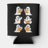 Rafraîchisseur Pour Canette Halloween Professeur Ghost Lecture Livres Librairi (Devant)