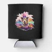 Rafraîchisseur Pour Canette Halloween rose chien (Devant)