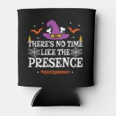 Rafraîchisseur Pour Canette Halloween Spirit Éffrayant sorcière Casquette Funn (Devant)