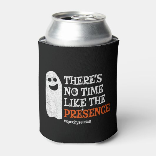 Rafraîchisseur Pour Canette Halloween Spirit Happy Ghost Funny Halloween (Can devant)