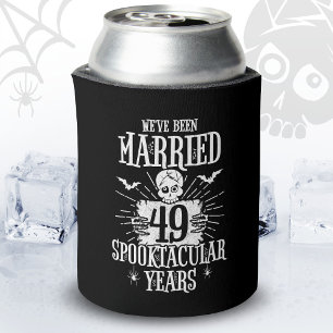 Rafraîchisseur Pour Canette Halloween Spooktacular 49e anniversaire de mariage