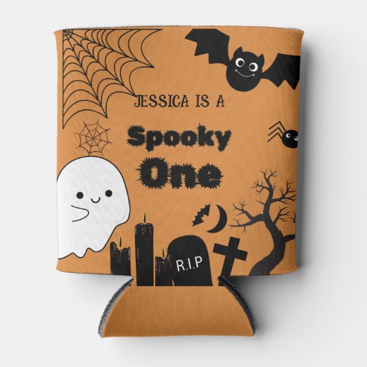 Rafraîchisseur Pour Canette Halloween Sppoky One Premier anniversaire fête (Devant)