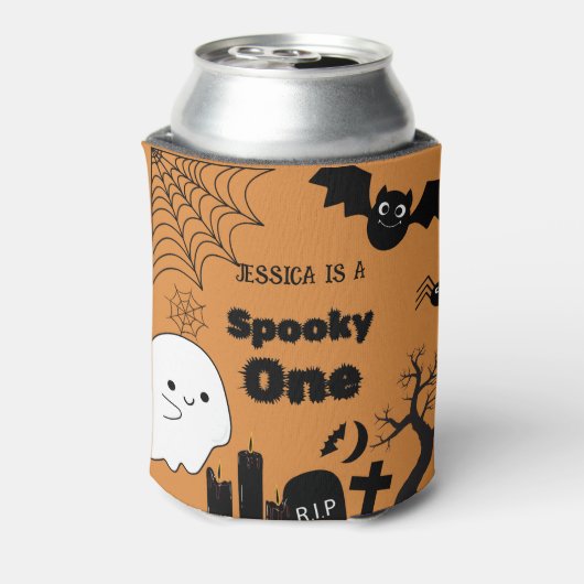 Rafraîchisseur Pour Canette Halloween Sppoky One Premier anniversaire fête (Can Dos)