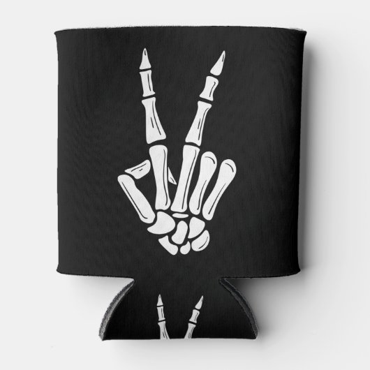 Rafraîchisseur Pour Canette Halloween squelette boîte de refroidissement (Devant)