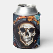 Rafraîchisseur Pour Canette Halloween squelette déplaisant (Can devant)