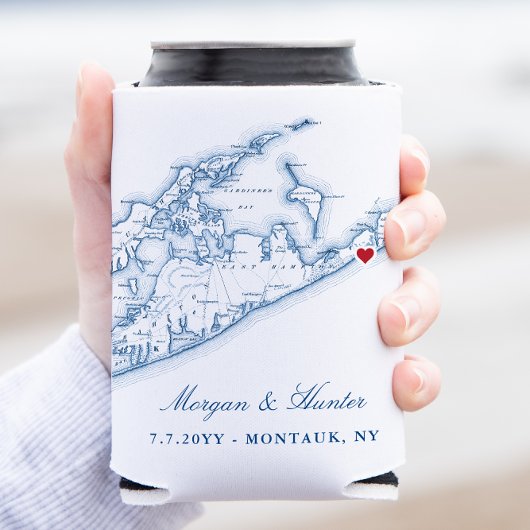 Rafraîchisseur Pour Canette Hamptons Montauk Mariage Favoriser Possesseur De B