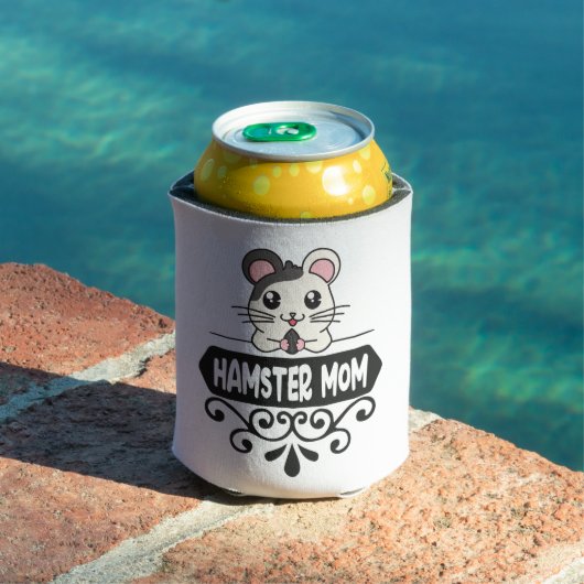 Rafraîchisseur Pour Canette Hamster maman amoureux des animaux mignons (Piscine in situ)