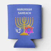 Rafraîchisseur Pour Canette Hanoukka SAMEACH personnalisé (Dos)