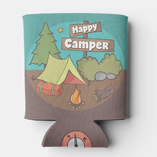 Rafraîchisseur Pour Canette Happy Camper Can Cooler (Dos)