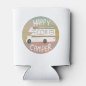 Rafraîchisseur Pour Canette Happy Camper Rainbow RV Sunset Motorhome RV (Dos)