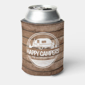 Rafraîchisseur Pour Canette Happy Campers Rustic Wood Camping (Can Dos)