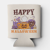 Rafraîchisseur Pour Canette Happy Halloween café brasse (Dos)