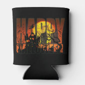 Rafraîchisseur Pour Canette Happy Halloween Haunted House (Dos)