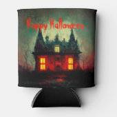 Rafraîchisseur Pour Canette Happy Halloween Haunted House (Devant)