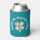Rafraîchisseur Pour Canette Happy St. Patrick`s Day Shamrock Clover (Can devant)