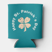 Rafraîchisseur Pour Canette Happy St. Patrick`s Day Shamrock Clover (Devant)