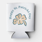 Rafraîchisseur Pour Canette Happy St. Patrick`s Day Shamrock Clover (Devant)