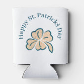 Rafraîchisseur Pour Canette Happy St. Patrick`s Day Shamrock Clover (Dos)