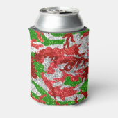 Rafraîchisseur Pour Canette Haus De Camo Motif Silver Xmas (Can Dos)