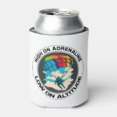 Rafraîchisseur Pour Canette Haut En Adrénaline, Bas En Altitude - Skydive (Can devant)