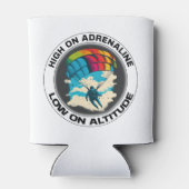 Rafraîchisseur Pour Canette Haut En Adrénaline, Bas En Altitude - Skydive (Dos)