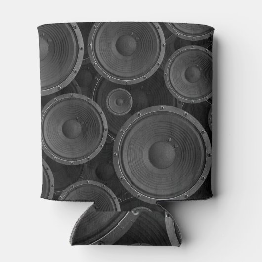 Rafraîchisseur Pour Canette Haut-parleurs : Texture continue Motif sans coutur (Dos)