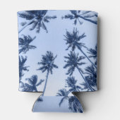 Rafraîchisseur Pour Canette Hauts palmiers, ciel bleu clair. (Dos)