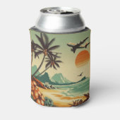 Rafraîchisseur Pour Canette Hawaï vintage/tropical (Can Dos)