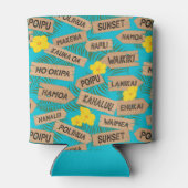 Rafraîchisseur Pour Canette Hawaii Beach Wedding (Dos)