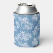 Rafraîchisseur Pour Canette Hawaiian Palm Tree Silhouette Motif Blue ID1093 (Can Dos)