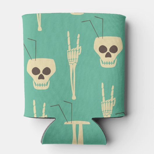 Rafraîchisseur Pour Canette Hell Party : Skeleton Halloween Design (Dos)