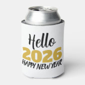 Rafraîchisseur Pour Canette Hello 2026 Happy New Year (Can devant)