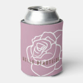 Rafraîchisseur Pour Canette Hello Beautity - Moderne Chic Rose Can Cooler (Can devant)