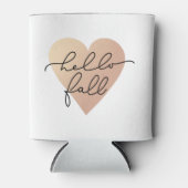 Rafraîchisseur Pour Canette Hello Fall Love Heart (Devant)