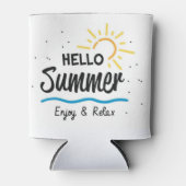 Rafraîchisseur Pour Canette Hello Summer Can Cooler (Devant)