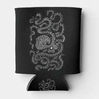 Rafraîchisseur Pour Canette Henri la pieuvre joyeuse (noire)