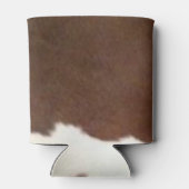 Rafraîchisseur Pour Canette Hereford Brown et blanc Faux Cowhide Can Cooler (Dos)